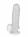 Белый фаллоудлинитель Striker - 13,5 см. Белый фаллоудлинитель Striker - 13,5 см.