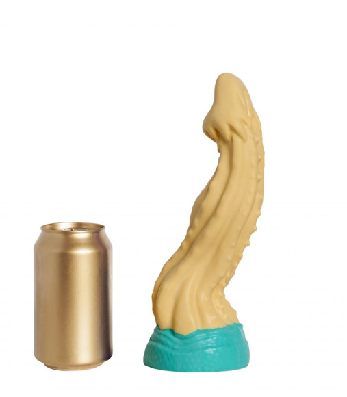 Бежевый фаллоимитатор Песчаная Змея medium - 24 см. Бежевый фаллоимитатор Песчаная Змея medium - 24 см.