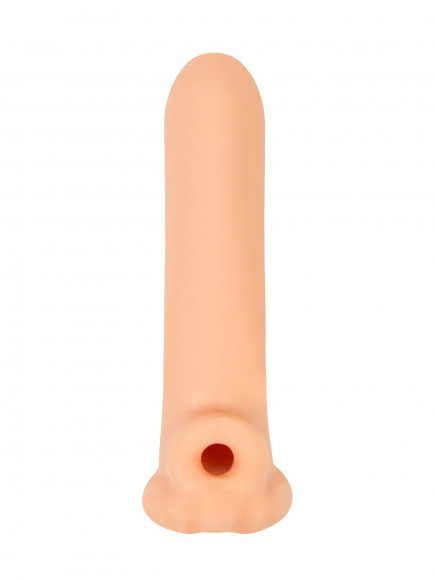 Телесный фаллоудлинитель Titan - 16,5 см. Телесный фаллоудлинитель Titan - 16,5 см.