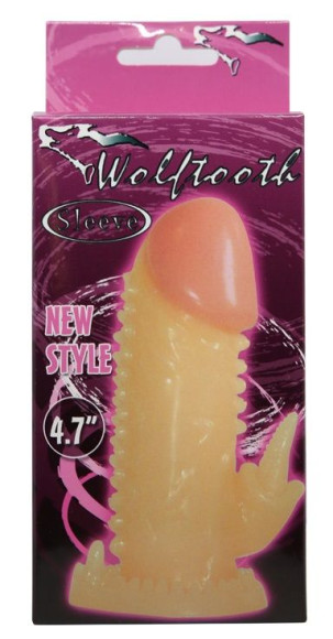 Телесная насадка на пенис со стимулятором клитора - 11,5 см. Телесная насадка на пенис со стимулятором клитора - 11,5 см.