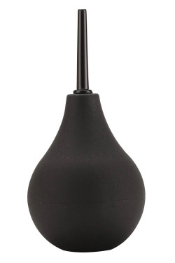 Черный конический анальный душ Anal Douche