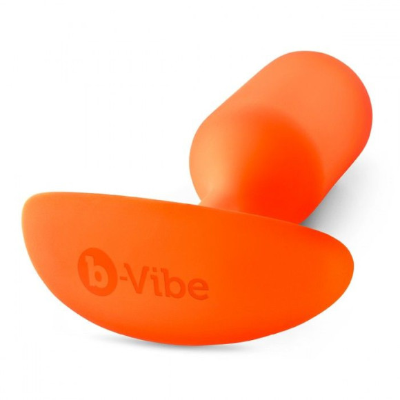 Оранжевая пробка для ношения B-vibe Snug Plug 3 - 12,7 см. Оранжевая пробка для ношения B-vibe Snug Plug 3 - 12,7 см.