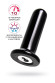 Черный стеклянный мини-вибратор - 10 см. Черный стеклянный мини-вибратор - 10 см.