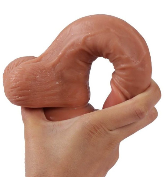 Телесный реалистичный фаллоимитатор REAL с трусиками для страпона - 19,5 см. Телесный реалистичный фаллоимитатор REAL с трусиками для страпона - 19,5 см.