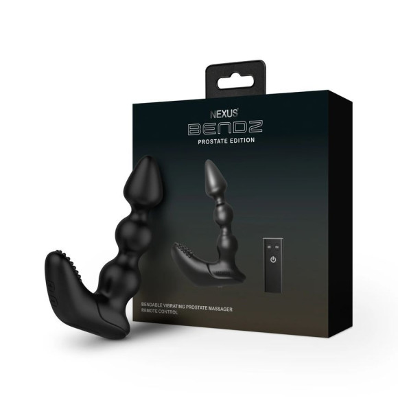 Черный вибростимулятор Nexus Bendz Prostate Edition - 14,1 см. Черный вибростимулятор Nexus Bendz Prostate Edition - 14,1 см.