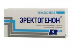 БАД для мужчин  Эректогенон  - 4 капсулы (0,5 гр.)