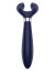Синий вибромассажер для пар Satisfyer Endless Fun