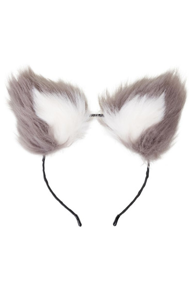 Оригинальный комплект: анальная пробка с 2 сменными ограничителями и ободок с ушками Оригинальный комплект: анальная пробка с 2 сменными ограничителями и ободок с ушками