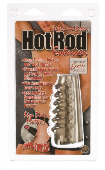 Дымчатая насадка на пенис Bigger And Better Hot Rod Enhancer Дымчатая насадка на пенис Bigger And Better Hot Rod Enhancer