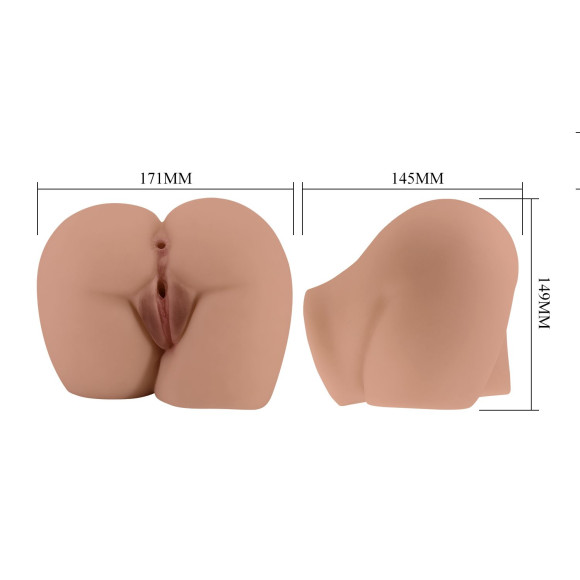 Мастурбатор-полуторс Bernace с вибрацией Мастурбатор-полуторс Bernace с вибрацией