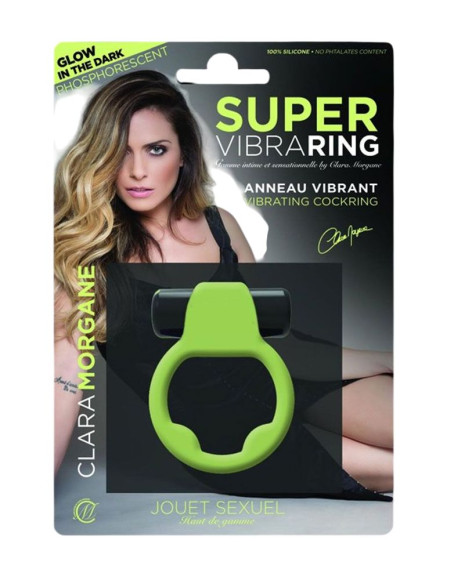 Люминесцентное эрекционное виброкольцо Super