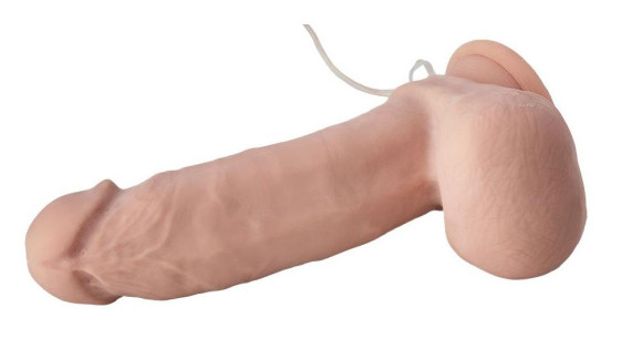 Телесный вибромассажер DARING DUKE - 18 см. Телесный вибромассажер DARING DUKE - 18 см.