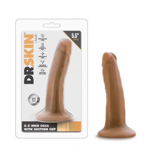 Карамельный фаллоимитатор 5.5 Inch Long Dildo With Suction Cup Base - 13,9 см. Карамельный фаллоимитатор 5.5 Inch Long Dildo With Suction Cup Base - 13,9 см.