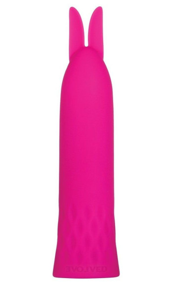 Розовая вибропуля с кроличьими ушками Bunny Bullet - 10,5 см. Розовая вибропуля с кроличьими ушками Bunny Bullet - 10,5 см.