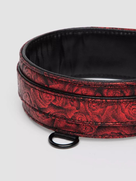 Стильный ошейник с поводком Reversible Faux Leather Collar and Lead Стильный ошейник с поводком Reversible Faux Leather Collar and Lead