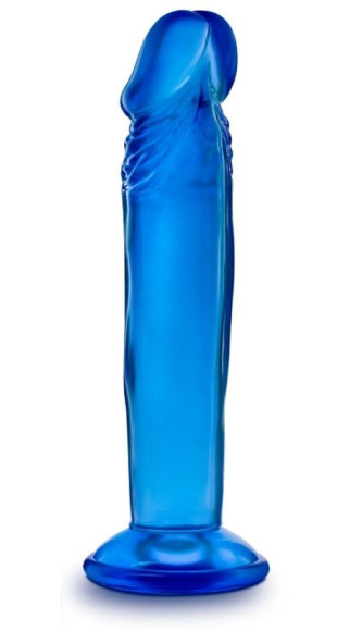 Синий анальный фаллоимитатор Sweet N Small 6 Inch Dildo With Suction Cup - 16,5 см. Синий анальный фаллоимитатор Sweet N Small 6 Inch Dildo With Suction Cup - 16,5 см.
