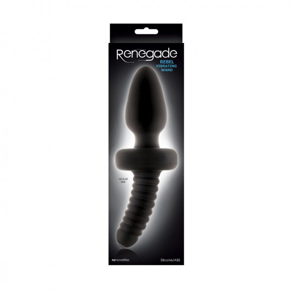 Анальный вибростимулятор Rebel Vibrating Wand - 22 см.