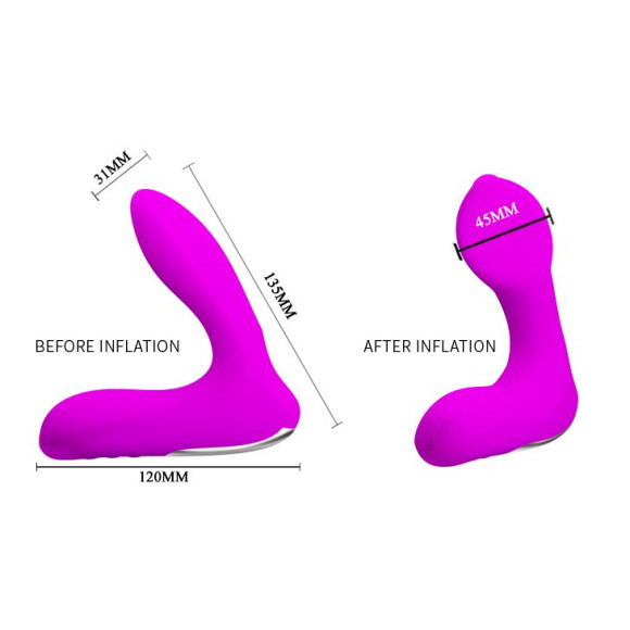 Вибростимулятор простаты с функцией расширения Leonard