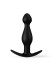 Черная силиконовая анальная втулка - 11,5 см. Черная силиконовая анальная втулка - 11,5 см.