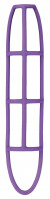 Фиолетовая насадка-сетка на пенис