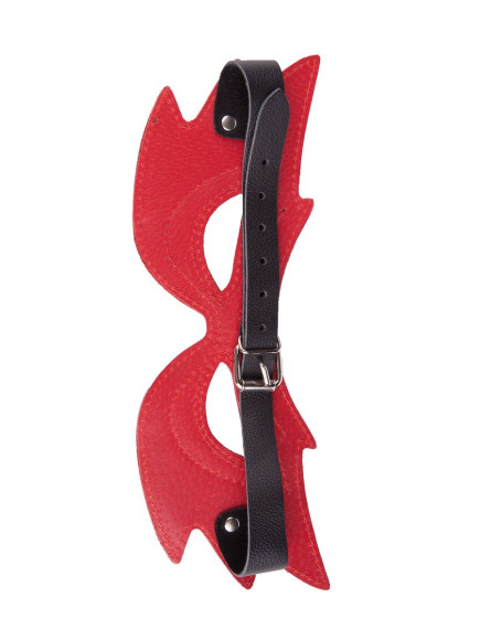 Чёрно-красная маска с прорезями для глаз Чёрно-красная маска с прорезями для глаз