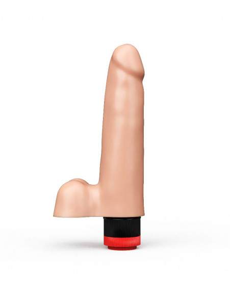 Реалистичный фаллоимитатор с вибрацией - 16,5 см.