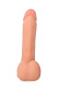 Телесный вибратор-реалистик на присоске с пультом ДУ - 20 см. Телесный вибратор-реалистик на присоске с пультом ДУ - 20 см.