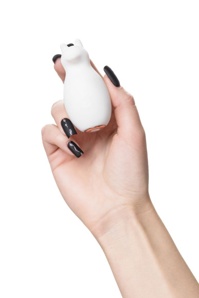 Белый клиторальный стимулятор Mr. Bear Белый клиторальный стимулятор Mr. Bear