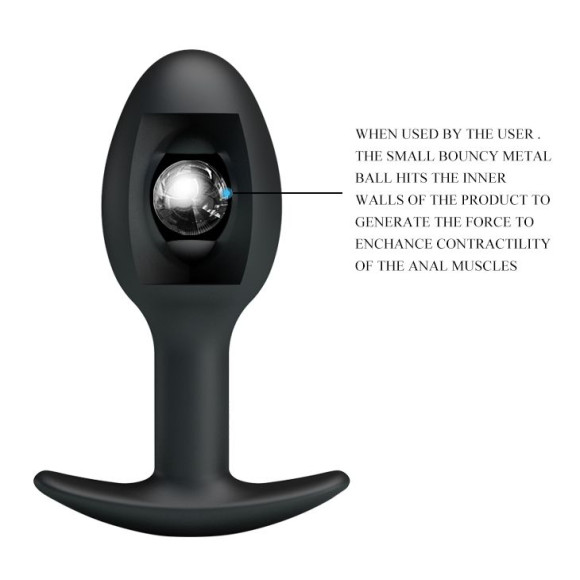 Анальный стимулятор с ограничительным основанием - 8,4 см. Анальный стимулятор с ограничительным основанием - 8,4 см.