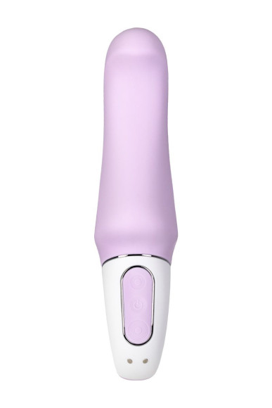 Сиреневый вибратор Satisfyer Charming Smile - 18,5 см. Сиреневый вибратор Satisfyer Charming Smile - 18,5 см.
