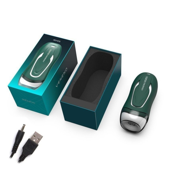 Зеленый вибромастурбатор с голосовым сопровождением Veneno Зеленый вибромастурбатор с голосовым сопровождением Veneno