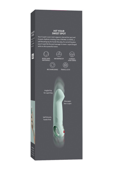 Мятный пульсатор Stronic G Forte - 19 см. Мятный пульсатор Stronic G Forte - 19 см.