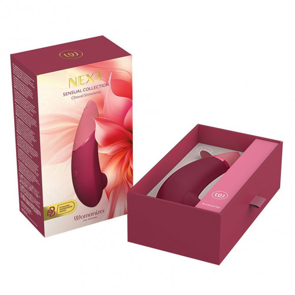 Бордовый бесконтактный клиторальный стимулятор Womanizer Next Бордовый бесконтактный клиторальный стимулятор Womanizer Next