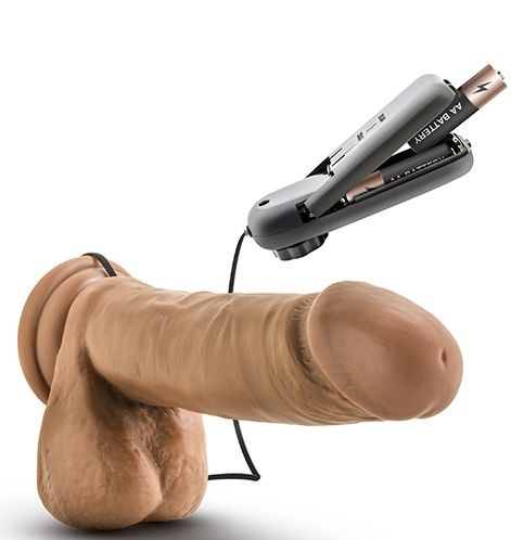 Смуглый вибратор Soccer Champ - 20,3 см. Смуглый вибратор Soccer Champ - 20,3 см.