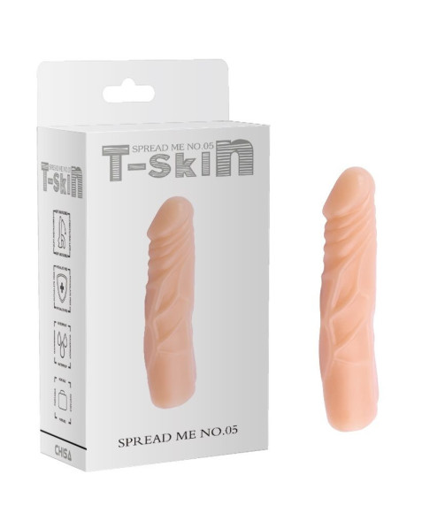 Телесный фаллоимитатор Spread Me No.05 без мошонки - 17,7 см. Телесный фаллоимитатор Spread Me No.05 без мошонки - 17,7 см.