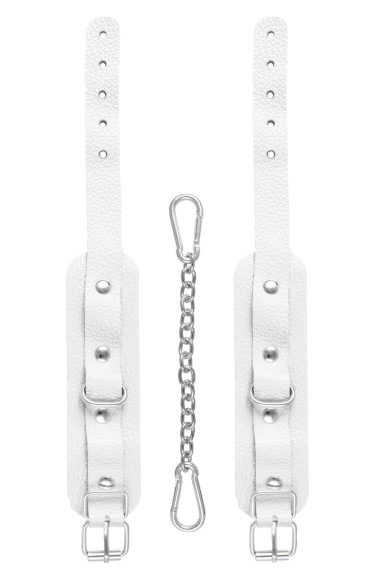 Белые мини-оковы со скруглёнными углами