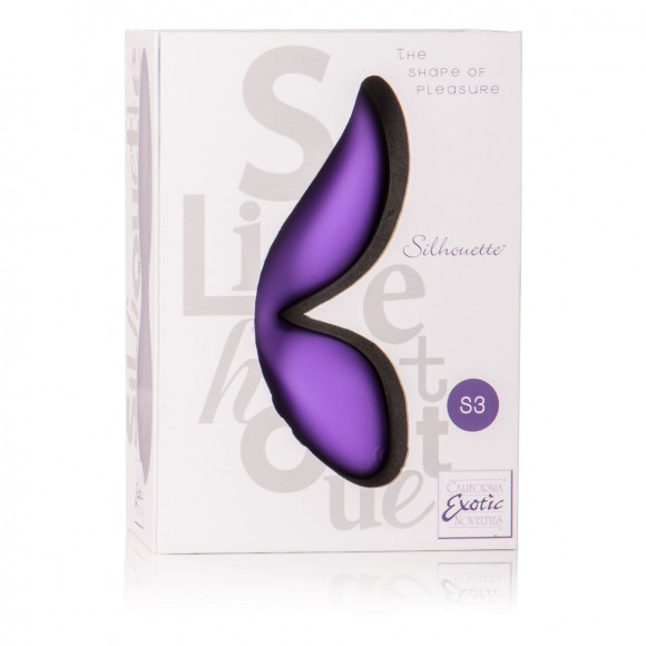 Фиолетовый вибромассажер Silhouette S3 - 12,75 см. Фиолетовый вибромассажер Silhouette S3 - 12,75 см.