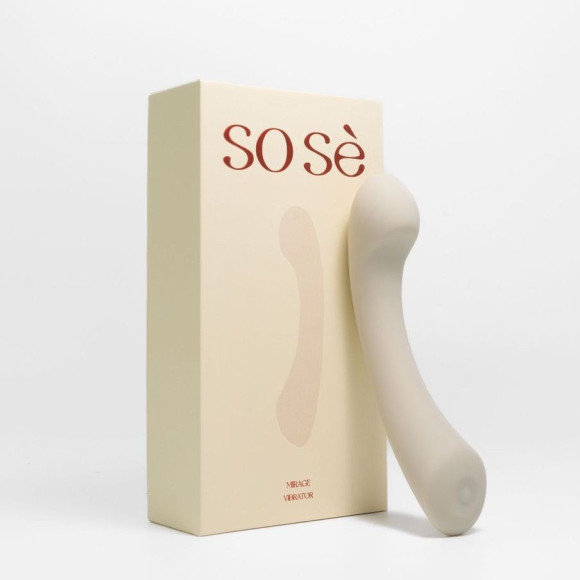 Серый вибростимулятор точки G Mirage - 17,8 см.