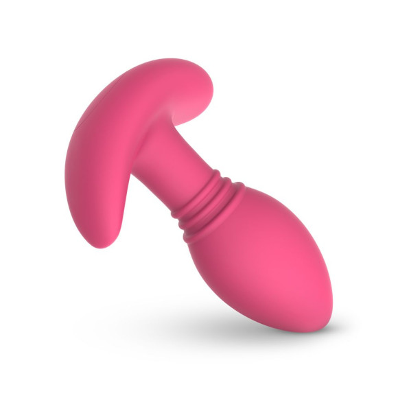 Розовая интерактивная вибропробка Axel - 10 см. Розовая интерактивная вибропробка Axel - 10 см.