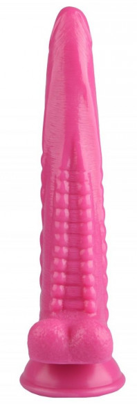 Розовый анальный реалистичный стимулятор на присоске - 25,5 см. Розовый анальный реалистичный стимулятор на присоске - 25,5 см.