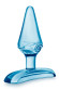 Голубая анальная пробка Jolly Plug - 7 см. Голубая анальная пробка Jolly Plug - 7 см.