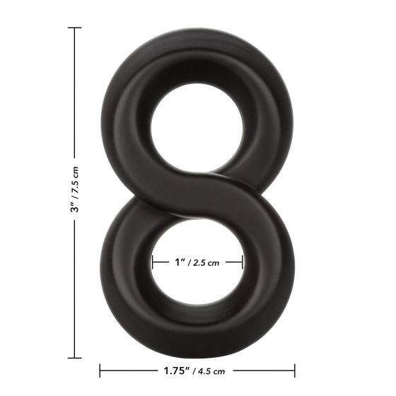 Двойное эрекционное кольцо Ultra-Soft Crazy 8 Двойное эрекционное кольцо Ultra-Soft Crazy 8