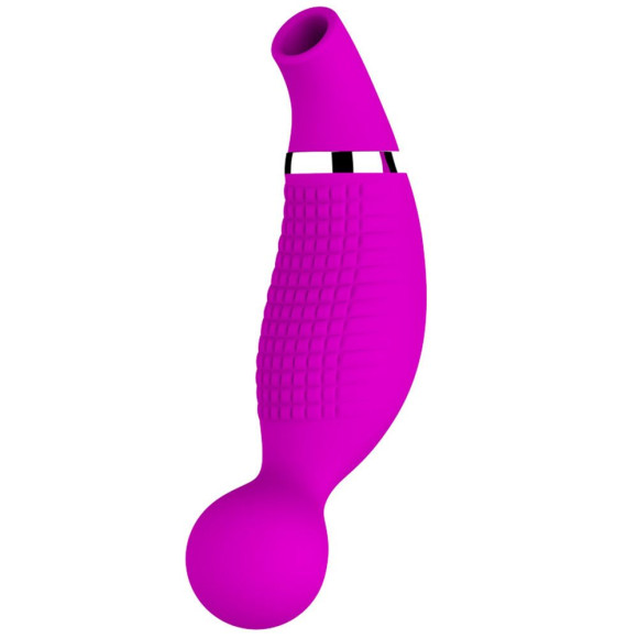 Двусторонний стимулятор Romance Pecker - с вибрацией и функцией всасывания Двусторонний стимулятор Romance Pecker - с вибрацией и функцией всасывания