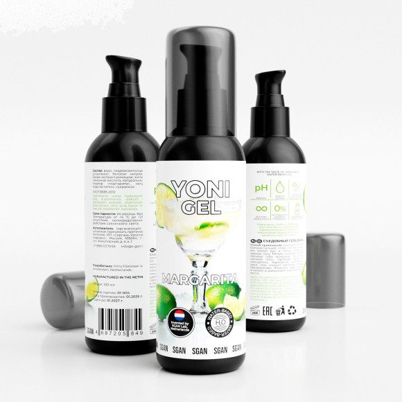 Лубрикант для орального секса SGAN со вкусом коктейля «Маргарита» - 100 мл.