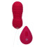 Бордовые вагинальные виброшарики с пультом ДУ Ray - 8,3 см.