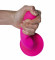 Ярко-розовый фаллоимитатор двойной плотности Hitsens 4 - 17,5 см. Ярко-розовый фаллоимитатор двойной плотности Hitsens 4 - 17,5 см.