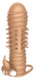 Телесная вибронасадка Dragon - 14 см.