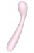 Розовый вибратор Baymax для G-стимуляции - 22 см.
