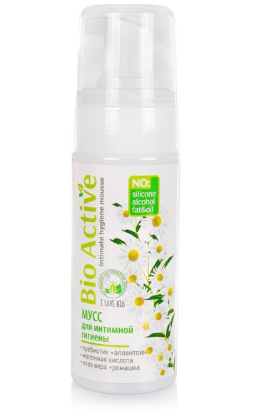 Мусс для интимной гигиены Bio Active - 150 мл. Мусс для интимной гигиены Bio Active - 150 мл.
