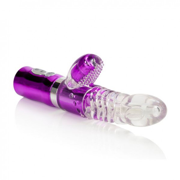 Перезаряжаемый фиолетовый вибромассажер PRINCESS JEWELS - 13,5 см. Перезаряжаемый фиолетовый вибромассажер PRINCESS JEWELS - 13,5 см.